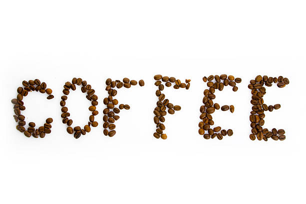 istock coffee sign of beans on white 471134675