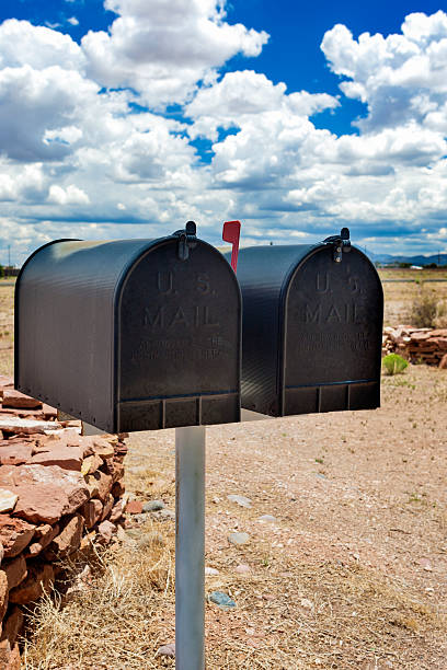 istock Row of Old Postboxes in Arizona State, USA 471134718