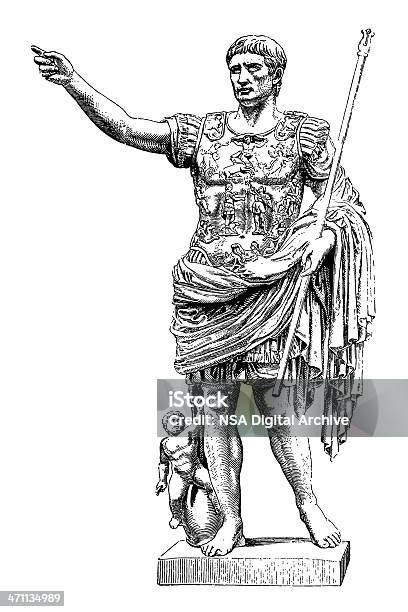Roman 황제 율리우스 카이사르 - 왕족에 대한 스톡 벡터 아트 및 기타 이미지 - 율리우스 카이사르 - 왕족, 아우구스투스, 일러스트레이션