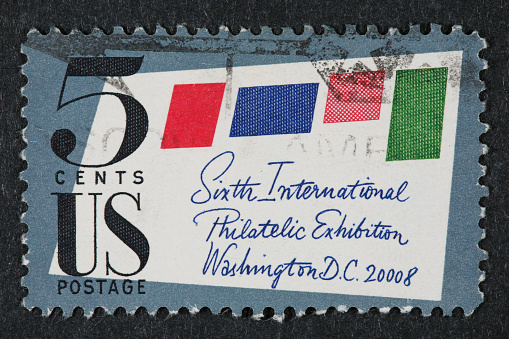 US stamp, Sixth International Philatelic Exhibition, Washington, D.C. in 1966.