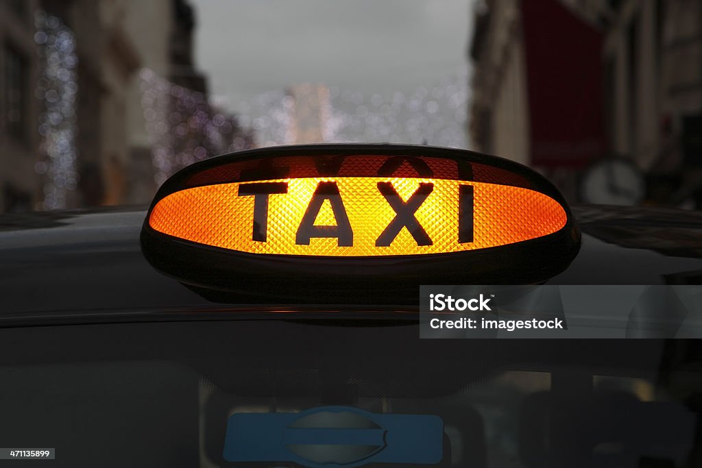 Segnale del Taxi - Foto stock royalty-free di Taxi