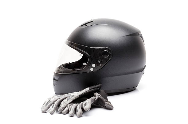 오토바이 헬멧 및 장갑 - helmet crash helmet motorized sport auto racing 뉴스 사진 이미지