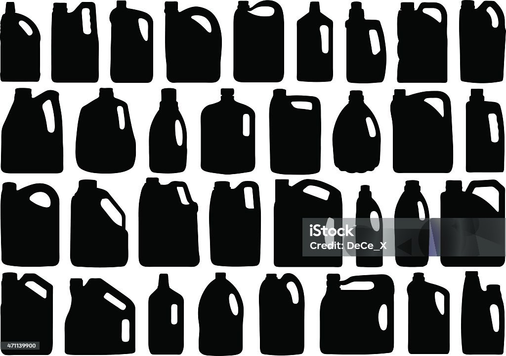 Canisters Set of different canisters isolated 2015 stock vector