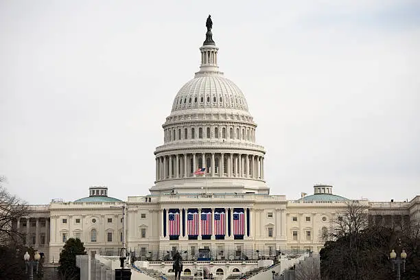 Photo of President Barack Obama's Inauguration, Washington DC Capitol Building