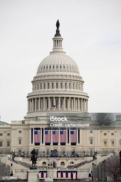 President Barack Obamas Inauguration Washington Dc Capitol Building Stock Photo - Download Image Now