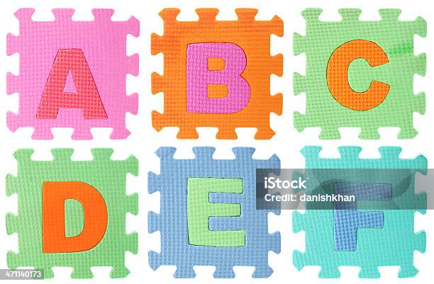 Alfabeto Depuzzle - Fotografias de stock e mais imagens de Alfabeto - Alfabeto, Aprender, Arte, Cultura e Espetáculo