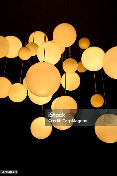 Foto de Luminárias De e mais fotos de stock de Amarelo - Amarelo, Elemento de desenho, Equipamento de Iluminação