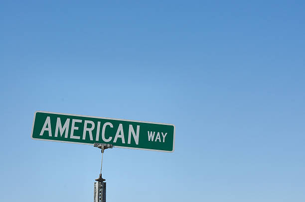 istock American Way Street Sign 471140551