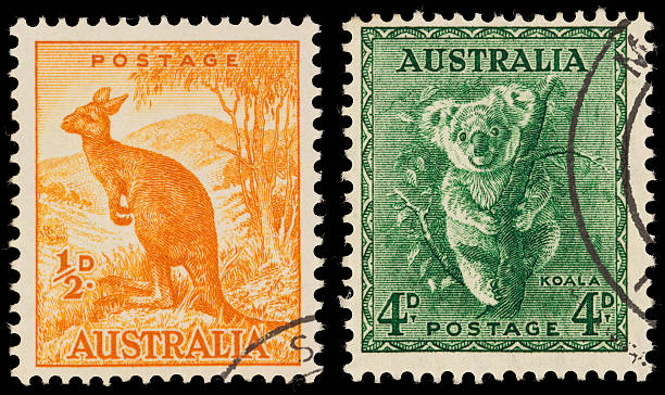 istock Australia Kangaroo and Koala postage stamps 471140691