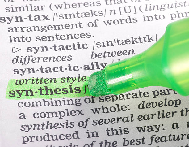 istock synthesis defintion highligted in dictionary 471140815