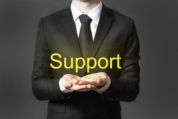 istock businessman in suit offering support hands open 471140852