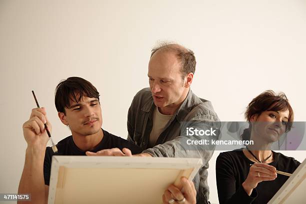 Art Class Stock Photo - Download Image Now - 30-39 Years, Adult, Adult Student