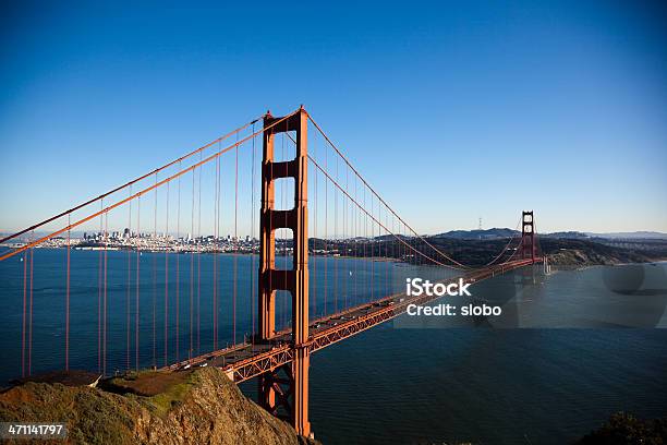 Golden Gate Bridge - Fotografie stock e altre immagini di Architettura - Architettura, Baia, California