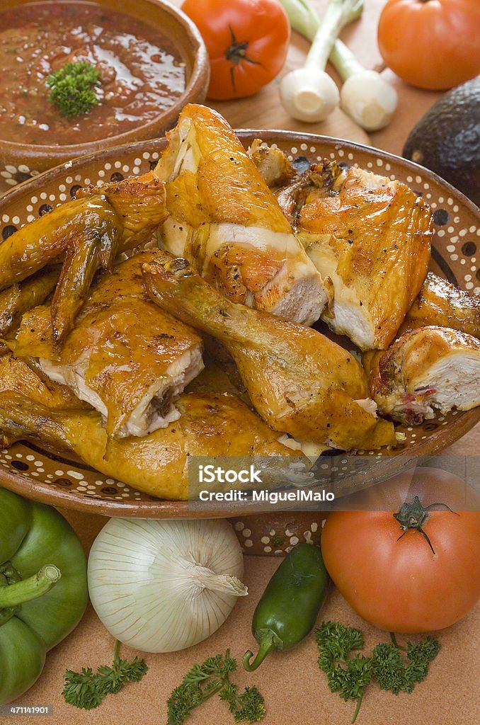 Pollo asado - Foto de stock de Banquete libre de derechos