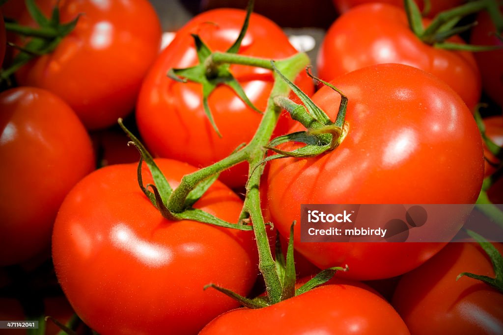 Pomodori freschi - Foto stock royalty-free di Alimentazione sana