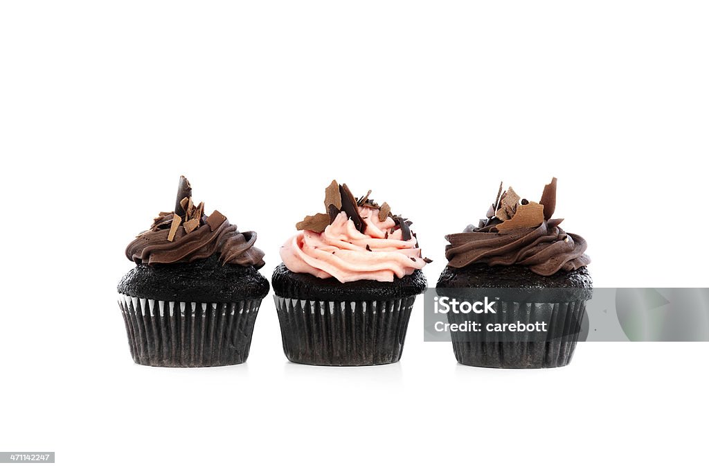 Cupcakes dans rang - Photo de Cupcake libre de droits