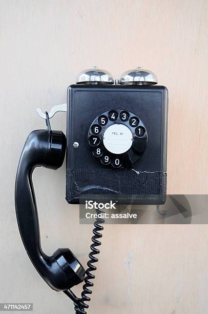 Telefónico Giratorio En Una Antigua Teléfono Público Foto de stock y más banco de imágenes de Número telefónico