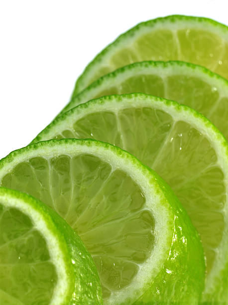 Lime slices. stock photo