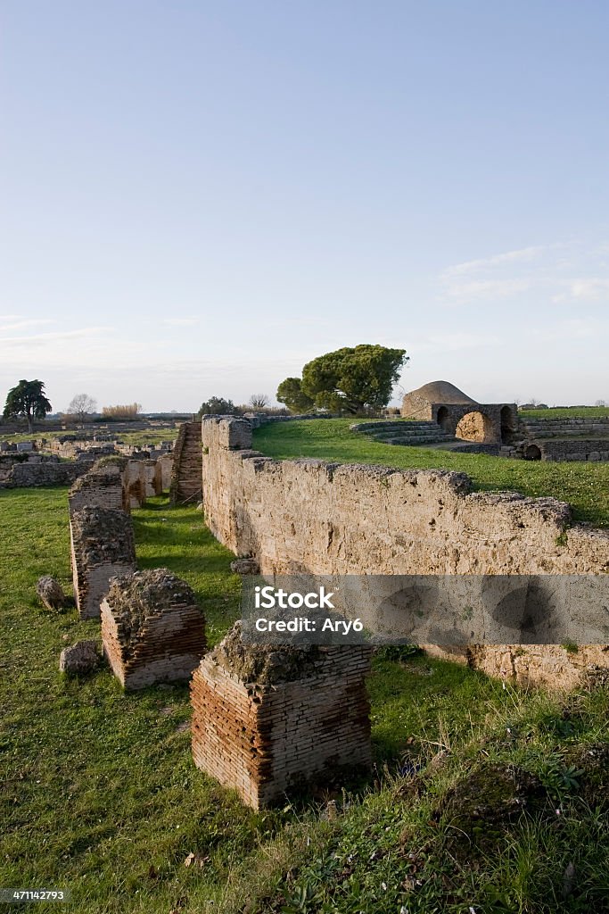 Anfiteatro (Paestum, Italia - Foto stock royalty-free di Anfiteatro