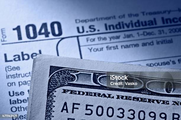 Tax Time Stock Photo - Download Image Now - 1040 Tax Form, Application Form, Banking