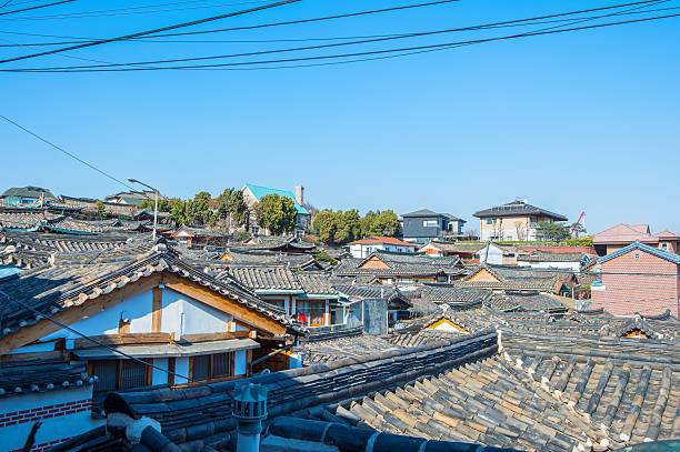 istock Bukchon Hanok Village,Traditional Korean style 471143840