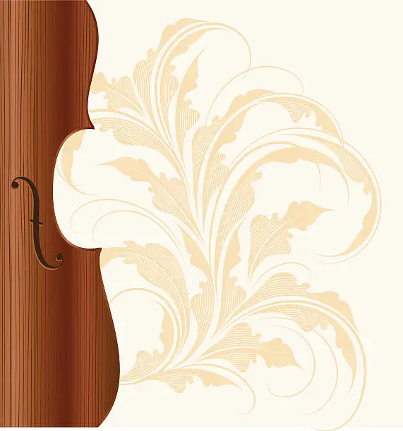 Vector illustration of musical background
