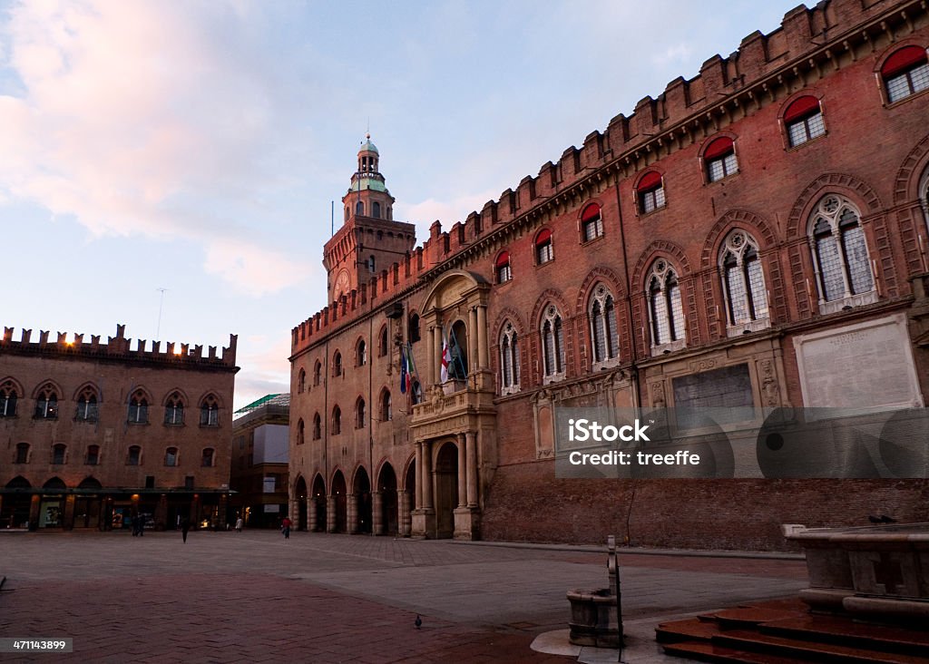 Mittelalterliche Rathaus wünschen in Bologna - Lizenzfrei Bologna Stock-Foto