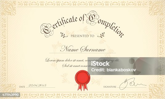 istock Certificate 471143990