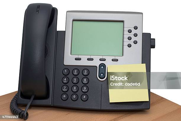 디지탈 Voip 전화 회의용 전화기 스티커 노트 흰색 바탕에 흰색 배경 0명에 대한 스톡 사진 및 기타 이미지 - 0명, LCD, VoIP
