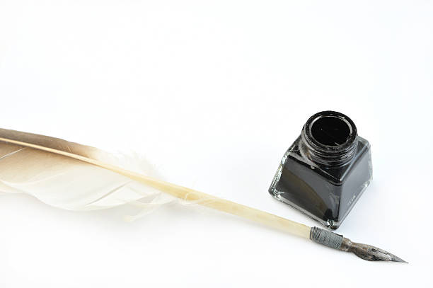 istock Antique Quill and Ink Bottle. 471145825