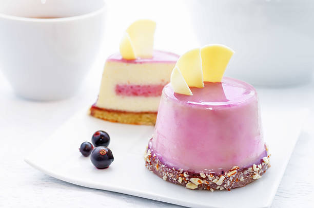 istock cake with a creamy mousse and stuffed berry mousse 471146132