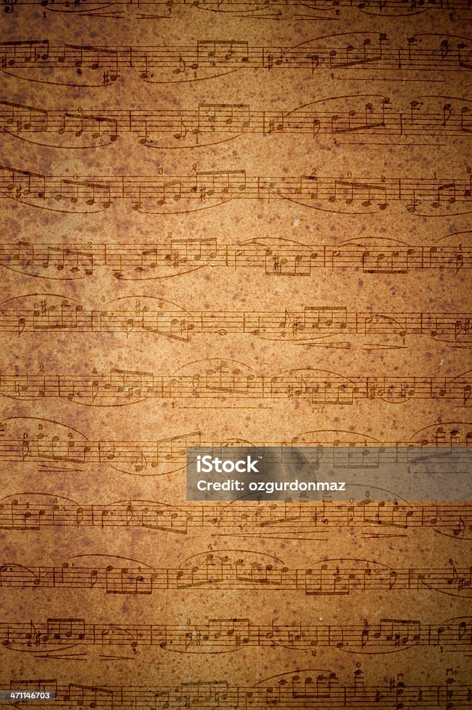 Musica di sottofondo - Foto stock royalty-free di Sfondi