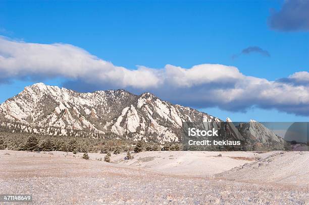 스노이 Flatirons 0명에 대한 스톡 사진 및 기타 이미지 - 0명, 겨울, 경관