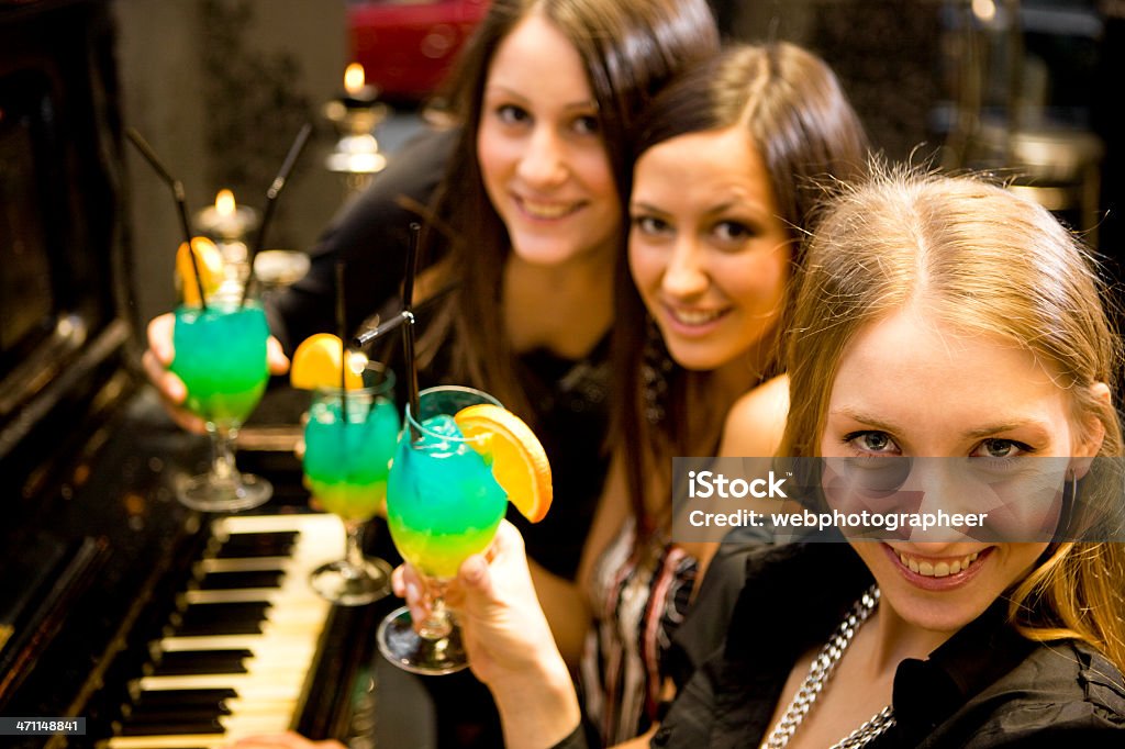 Women with cocktails Women with cocktails, canon 1Ds mark III Adult Stock Photo
