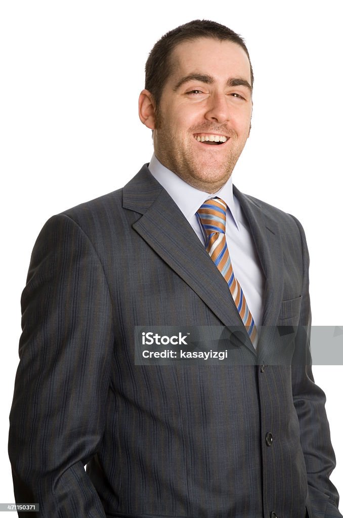 Sonriente de un hombre de negocios - Foto de stock de Actitud libre de derechos