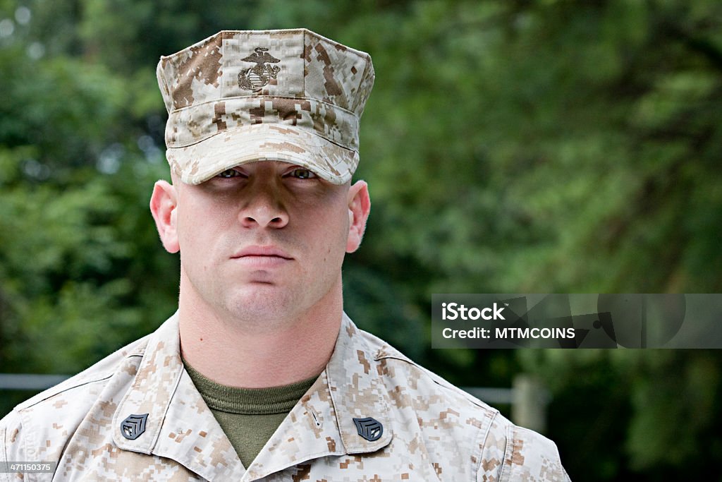 Marine Mitarbeiter Sergeant - Lizenzfrei United States Marine Corps Stock-Foto