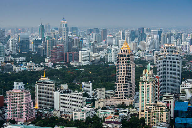 istock Bangkok city and park 471150764