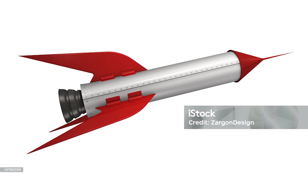 Rétro Rocket - Photo de Propulseur libre de droits
