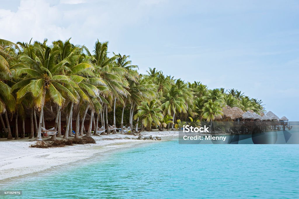 Aitutaki, Cook-Inseln-Urlaubsort - Lizenzfrei Inselgruppe Cook Islands Stock-Foto