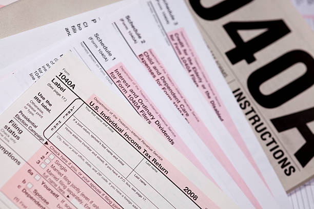 istock Tax Form 1040 IRS 471152355