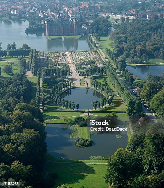 Fredensborg Castle Stock Photo - Download Image Now - Castle, Aerial View, Denmark
