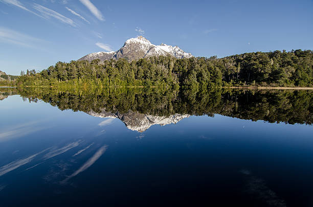 Hidden Lake Hidden Lake Nahuel Huapi lake, Bariloche, Argentina. nahuel huapi national park stock pictures, royalty-free photos & images