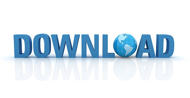 istock 3D Word Download with Earth Globe 471153795