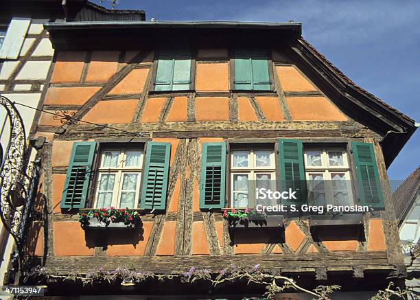 Photo libre de droit de Colombages Architecture banque d'images et plus d'images libres de droit de Alsace - Alsace, Architecture, Bâtiment vu de l'extérieur