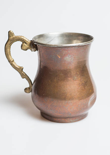 istock Turkish traditional drink ayran in copper cup 471154466