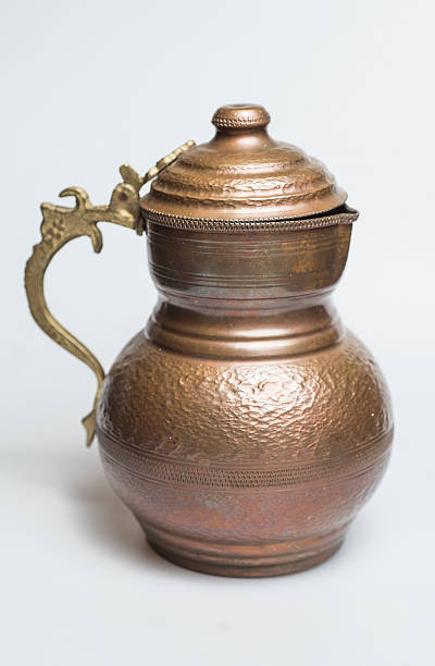 istock Turkish traditional drink ayran in copper cup 471154468