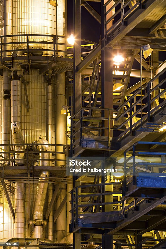 Industrielle Anlage - Lizenzfrei Bunt - Farbton Stock-Foto