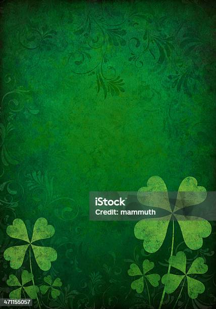 Shamrock Tle - Stockowe grafiki wektorowe i więcej obrazów Dzień Św. Patryka - Dzień Św. Patryka, Grafika komputerowa, Abstrakcja