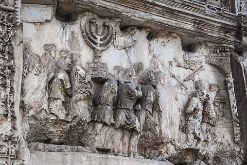 Frieze on the Arch of Titus (Arco di Tito)