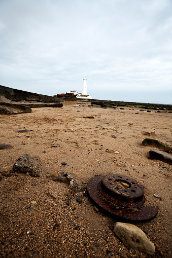 Old lighthouse on the coast near Newcastle. Focus on the foreground. Lickmy-Lypse '09